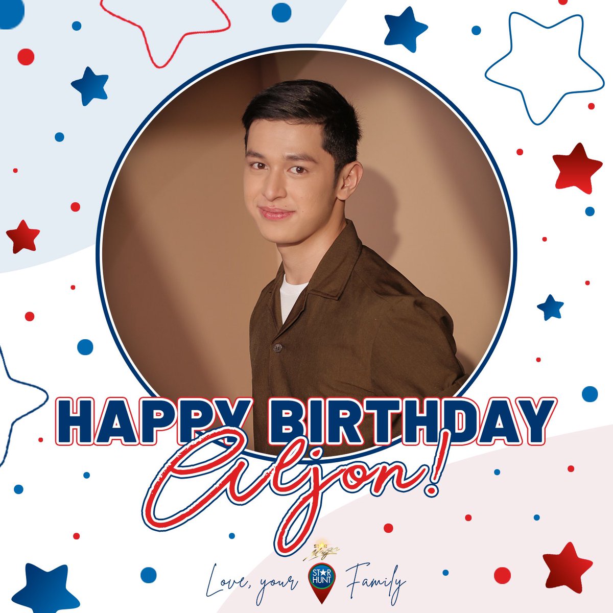 starhuntabscbn's tweet photo. Happy Birthday, @AljonMendoza_! 🎉 May all your wishes come true!✨ Enjoy your day and always keep on shining!

Love, your Star Hunt family ❤️ https://t.co/gj85Q5m7tz