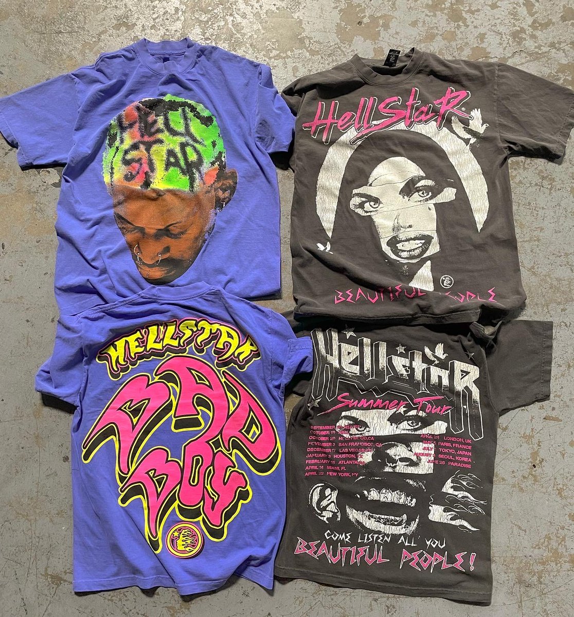 Last time we ever dropping a Rodman tee. Available now ! hellstarstudios.com