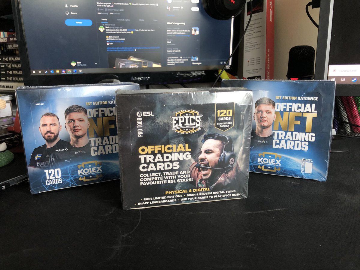 lu1gi_csgo's tweet photo. Opening Sunday - raffling off the 2022 Katowice packs to people who:
1οΈβ£ Like
2οΈβ£ RT
3οΈβ£ Follow @lu1gi_csgo & @EpicsGG
4οΈβ£ Post Predictions for Semis of #IEM
5οΈβ£ Predict the Champion π
6 packs to 4 ppl for Semis π₯
6 packs to 4 ppl for Champion π
Shipping not included. https://t.co/ZKKzBXAQKJ