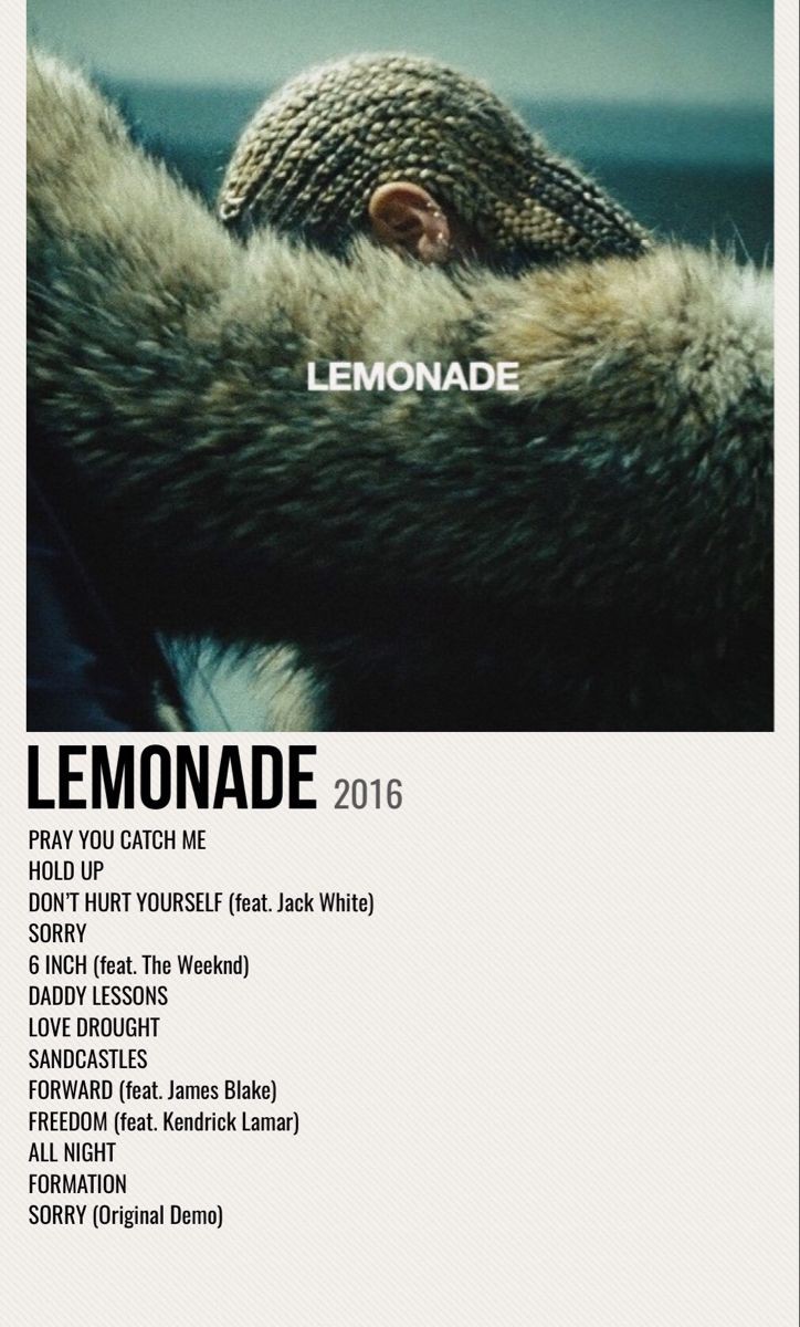unapologhetto's tweet photo. If you could erase one track from LEMONADE, which one would it be? https://t.co/T5mT70J4Gx