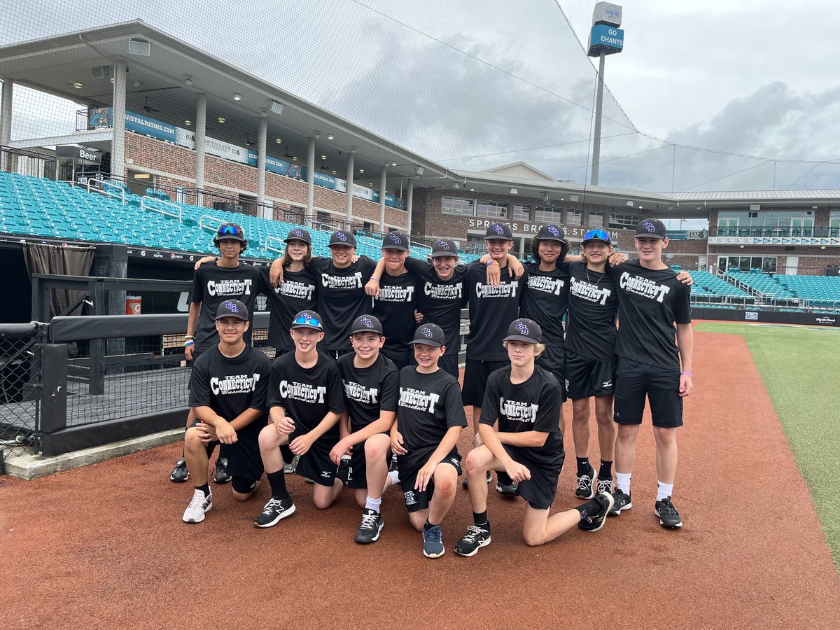 ctcapsbsbl's tweet photo. Team Ct Baseball visits Coastal Carolina University as they prep for the National Championship. TCB plays Tidewaters Va. at 8:00am tomorrow @TeamCTBaseball @sebtourneys @CBAweather @bhetu46 #TCBnation https://t.co/HYcLv4sZSY