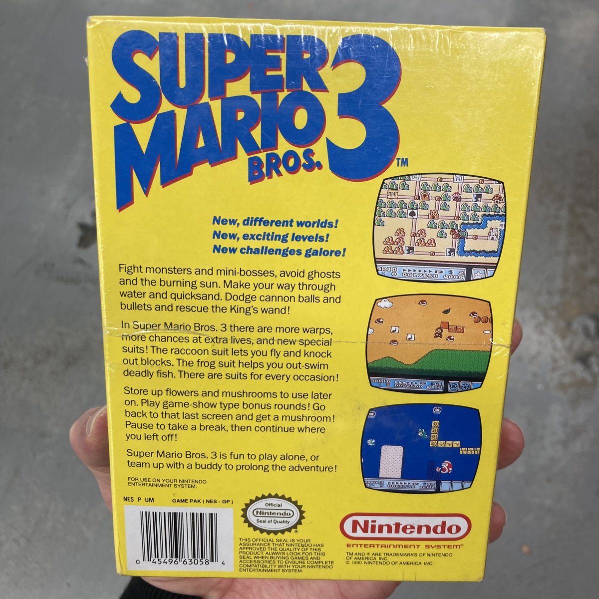 StarfindQuest's tweet photo. Super Mario Bros 3 III Nintendo Entertainment System 1990 NES Authentic Vintage Game | Starfind
Found this gem the other day ๐ฎ
#SuperMarioBros #NES #Nintendo #VintageGames #OldSkool #OldSchool #Gamers #Gaming
#Starfind | โฆ@Starfind_โฉ โญ๏ธ https://t.co/vqX2dTlAaQ