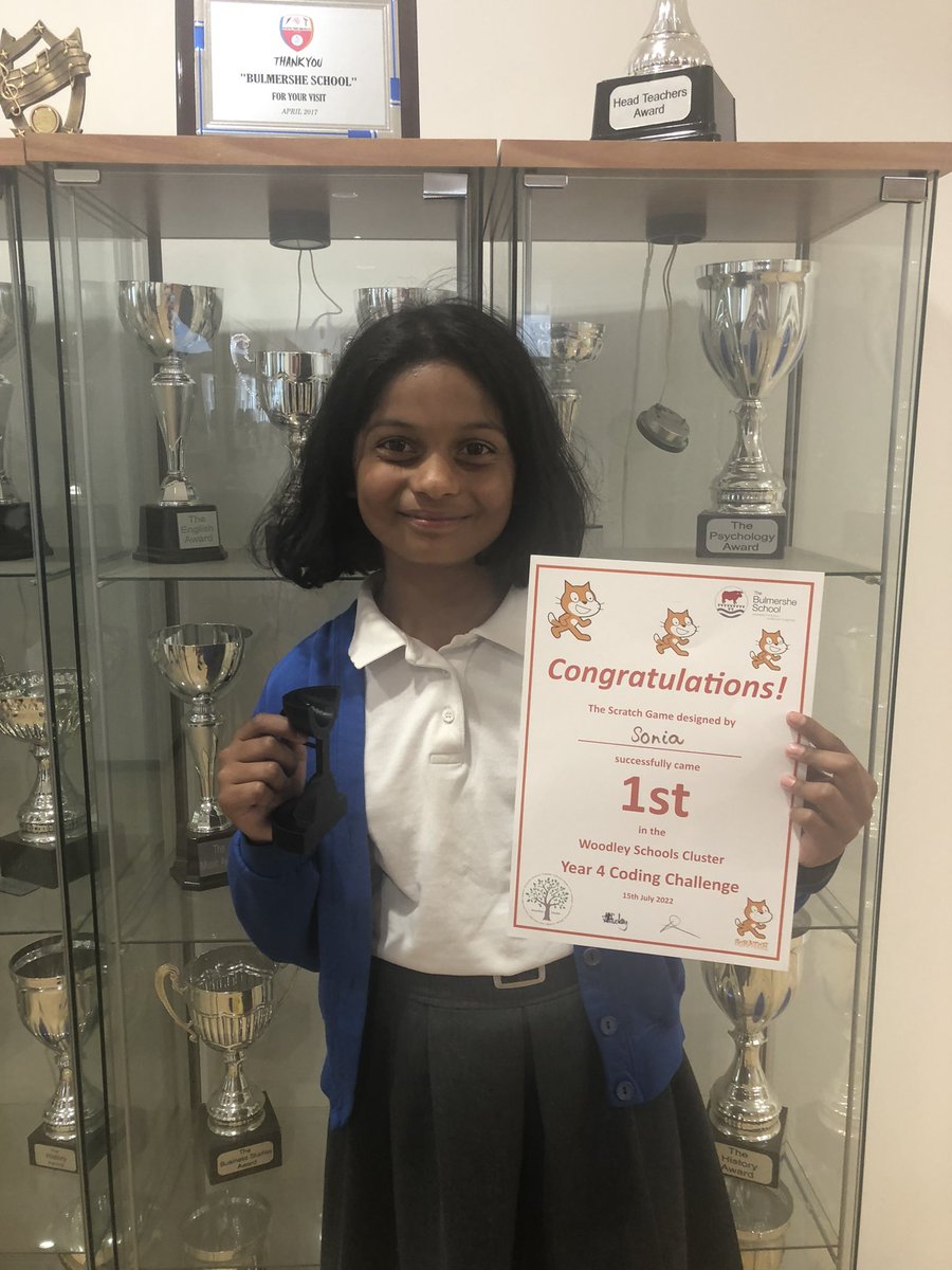 At 7 she got her 1st @rNintendoSwitch, & decided she will be a gamer. She was 8 when someone told her 'girls don't code' & she decided she is going to be a video game designer & a #girlwhocodes. Today, she won the interschool @scratch coding challenge! @LakePrimary #girlpower