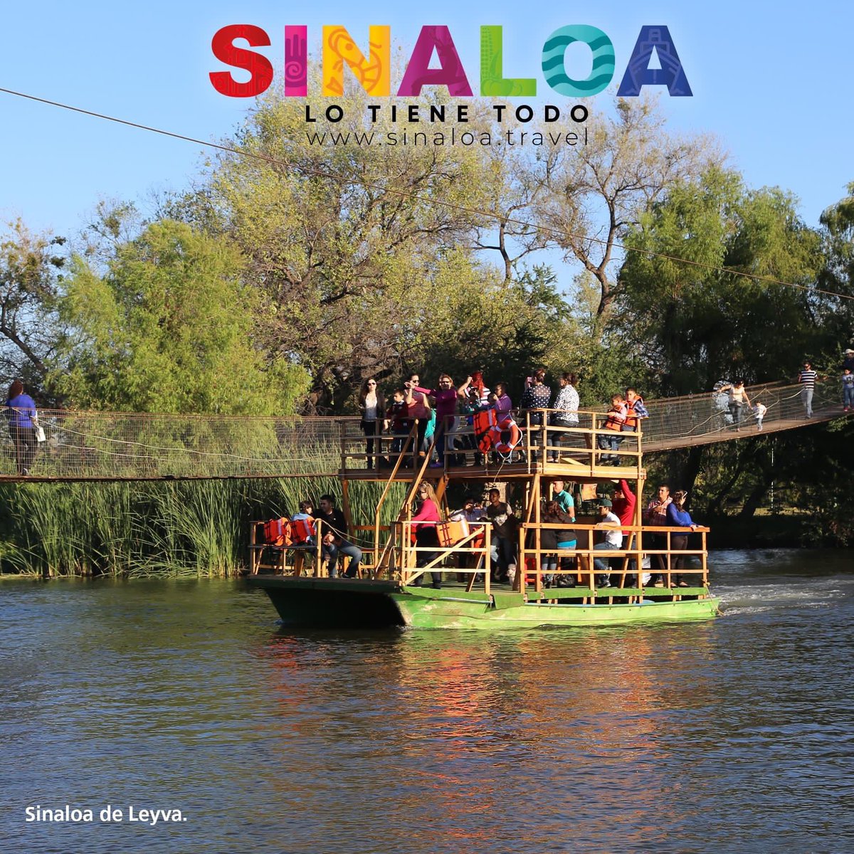 Disfrutar de un agradable paseo en catamarán por el río Sinaloa, es algo que tienes que hacer cuando visites Sinaloa de Leyva.

Sinaloa lo tiene todo

#VisitSinaloa 
sinaloa.travel
