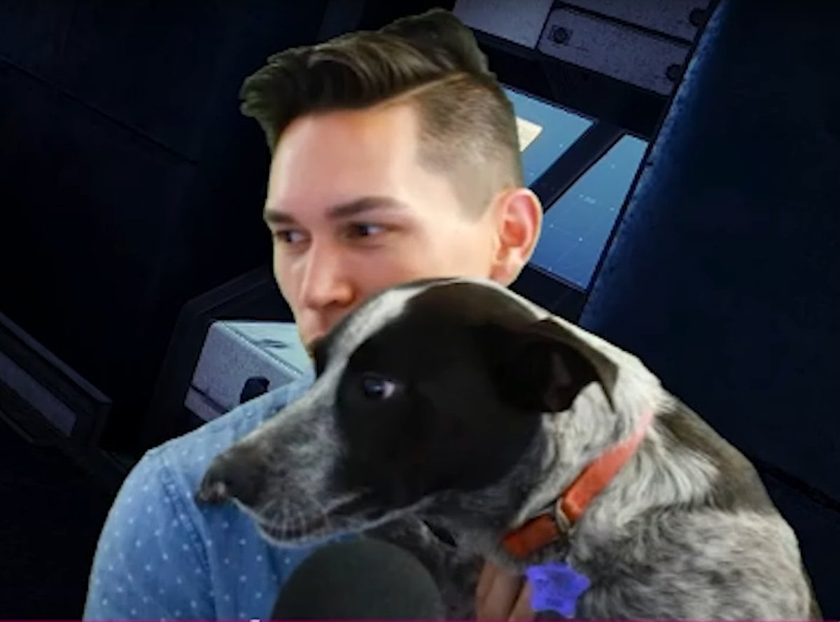 KAZELSAUCE's tweet photo. @Aztecross Jack looks EXACTLY like my dog Reo! Officially the coolest dogs in the Destiny Universe! #dogsofdestiny #Destiny2Art https://t.co/iqtkbe1fhA