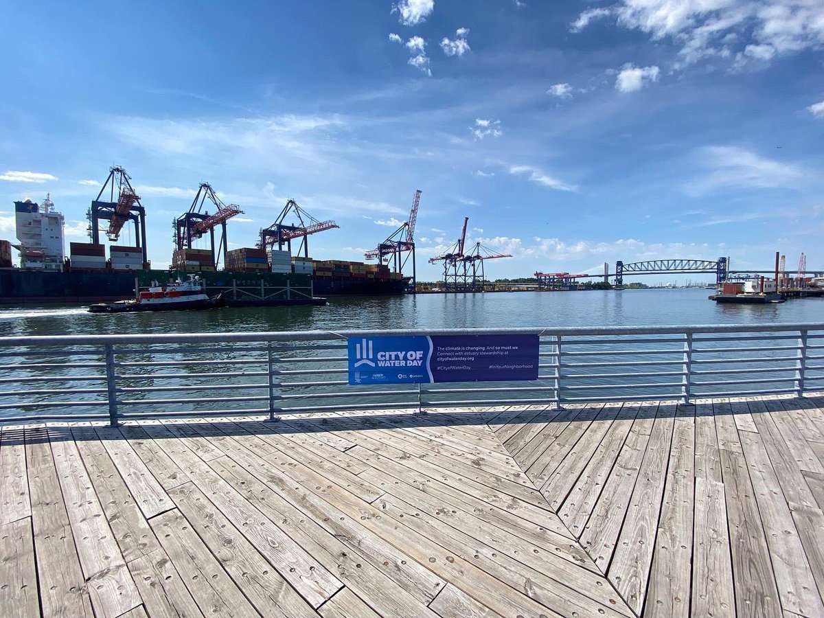 FutureCityInc's tweet photo. Estamos emocionados de compartir con ustedes el video de ciudad del agua de este año. Vayan al link en nuestro bio para aprender mas de nuestro Arthur Kill.
#NewJerseyharbor
#NJwaterfront
#NYwaterfront
#NewYorkharbor
#CityofWaterDay
#Waterfrontalliance https://t.co/YZQ3pJWvet