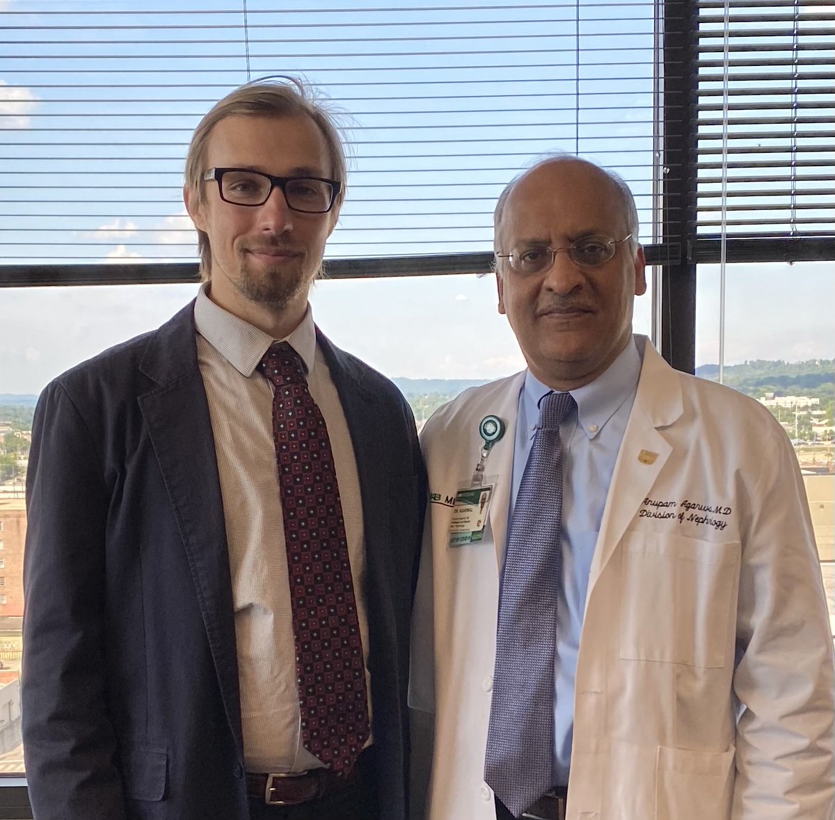 anupamuab's tweet photo. Congrats to Dr. ⁦@GunarsOsis⁩ for successfully defending his PhD thesis today on the role of LDHA in the kidney. Remarkable productivity - 5 first author pubs, AHA and ASN predoc fellowships and UAB AMC21 dean’s research scholar. ⁦⁦@UAB_NRTC⁩ https://t.co/zjIeuiFD1n