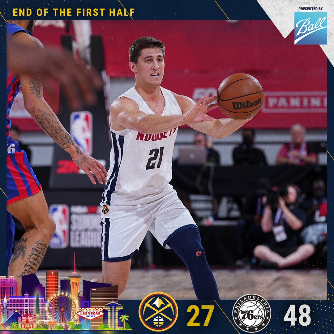 At the half 

#SummerNuggs