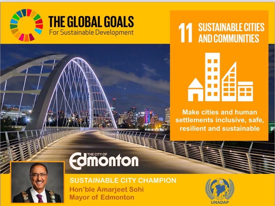 UNADAPorg's tweet photo. Meeting with the Mayor of Edmonton Amarjeet Sohi at City Hall, Edmonton, Alberta.
#sdgs #SDG11 #edmonton #UNADAP
https://t.co/Gzo8id2NEb https://t.co/BZjd9kzJqd