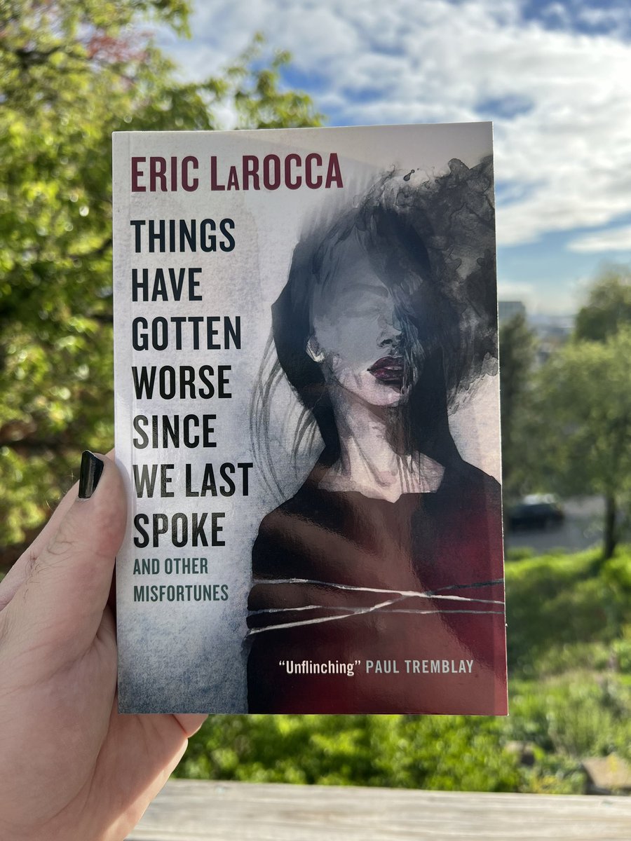 eric_larocca's tweet image. 10k follower giveaway! 🎉

Receive a signed ARC of my upcoming Titan collection, Things Have Gotten Worse Since We Last Spoke and Other Misfortunes!

- 18+ and US only
- Must follow me
- Retweet this tweet and comment below your favorite horror subgenre

Closes 7.16.22 at 8 pm ET