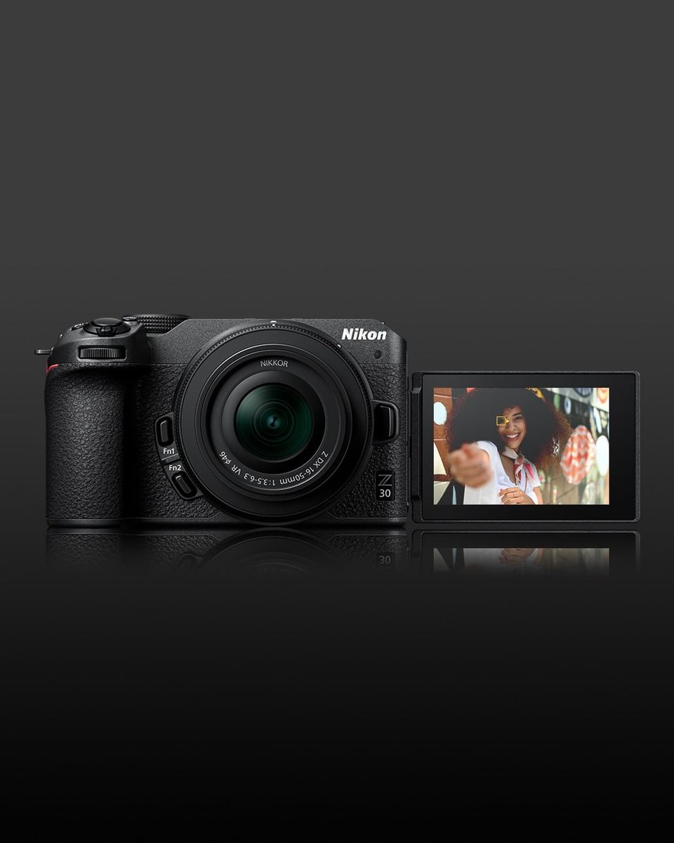 Nikon_Chile's tweet image. Aprovechen y den rienda suelta a su creatividad con la Nikon #Z30, la cámara de la serie Z más ligera y compacta hasta hoy. Hecha para creadores de contenido, sensor 14 veces mayor que el de su smartphone, vídeo en 4K e impresionantes fotografías.
¡Inspírense! ¡Inspiren a otros!