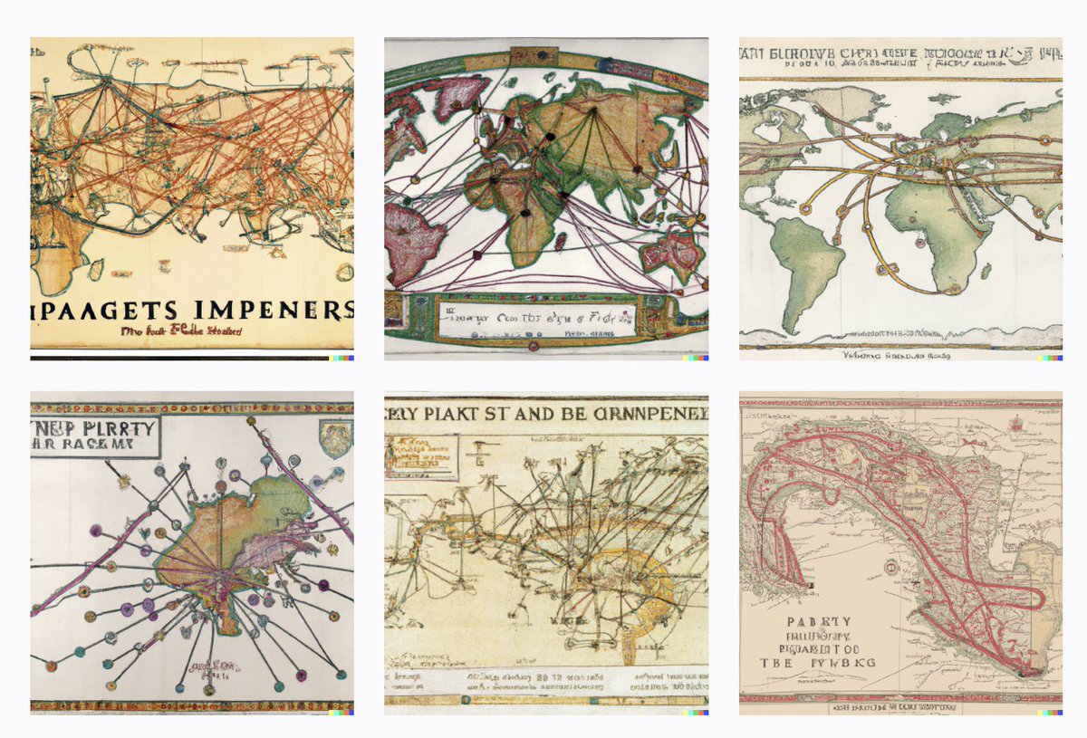jimcowie's tweet photo. "a detailed 15th century map of the modern Internet, showing BGP routes and IXPs" https://t.co/bqaSKVhAyD