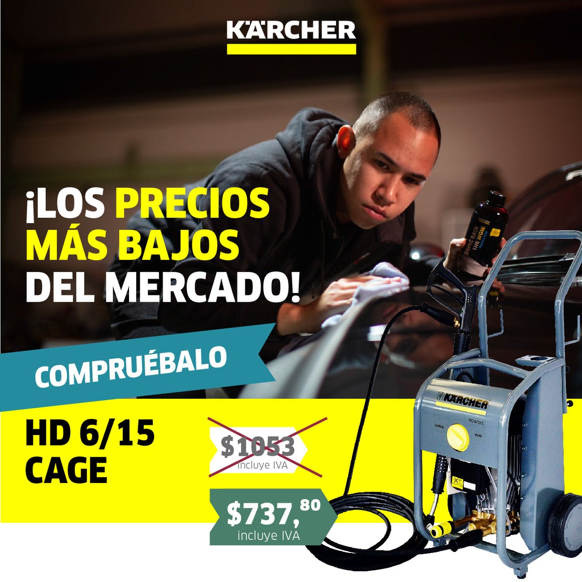 KarcherEcuador's tweet photo. Encuéntra equipos de limpieza profesional con los mejores precios del mercado en https://t.co/mLiDT5daPO https://t.co/9Epc51OPu8