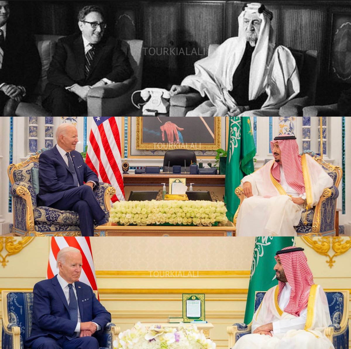TOURKIALALI's tweet photo. كبير عدوانك عنالك يراضيك
عقب الهدير اقبل يبي منك حسناك

ان كان هو شره يصيدك وناويك 
حبلت له وادخلت راسه بالاشراك

حاضرك يشهد لك بما قال ماضيك
و ماضيك تاريخٍ يصوّر سجاياك

اضرب على الكايد ولاني بناهيك
وسجّل عظيمات العظايم بدنياك

#القمة_السعودية_الأمريكية 
#SaudiUSSummit https://t.co/mXmNKF3oKo