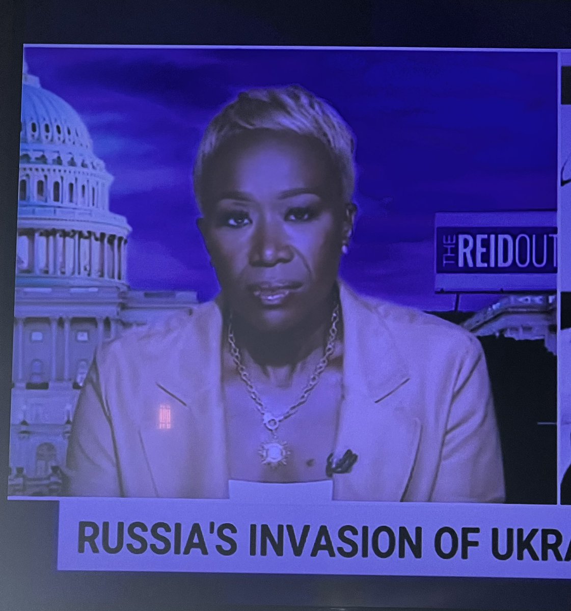 SodengiJ's tweet photo. @JoyAnnReid Lookin’ goood Mami! 🤩Love your show! #thereidout #dailywatcher Thank you for keeping us informed! https://t.co/I1ZCNBQlvs