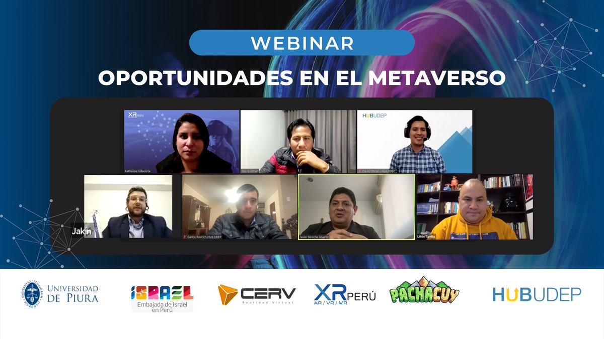 El webinar "Oportunidades en el Metaverso" nos permitio entender las múltiples iniciativas que se vienen desarrollando en este universo virtual del que vamos conociendo cada vez más 👩‍🚀👨‍🚀