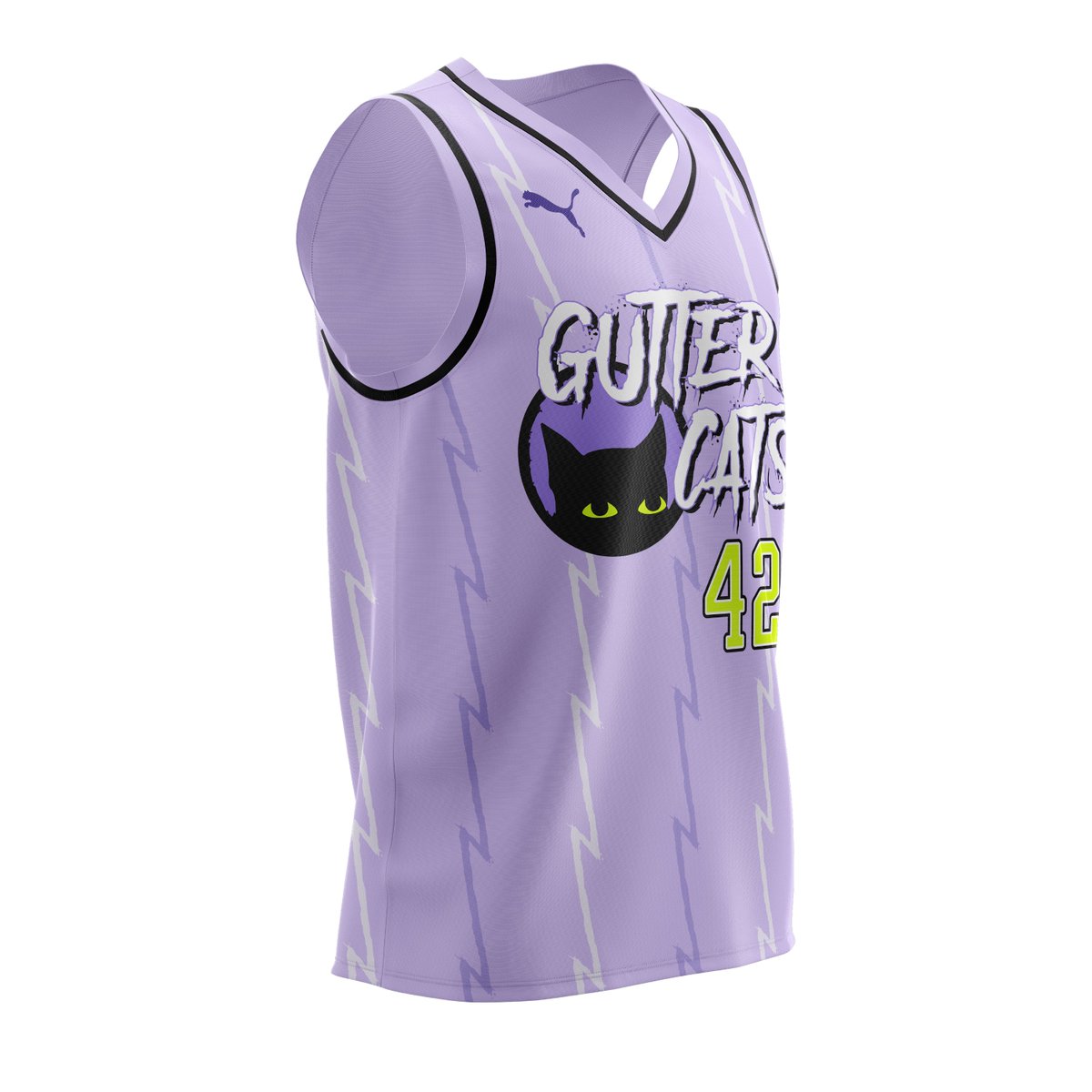 GutterCatGang's tweet photo. The GCG x @PUMA basketball jerseys worn by Team Gutter Cats in @thetournament are now available for purchase in the TBT shop until July 20.

Shop: https://t.co/TxYLYIO718 https://t.co/oUBwmMuPio