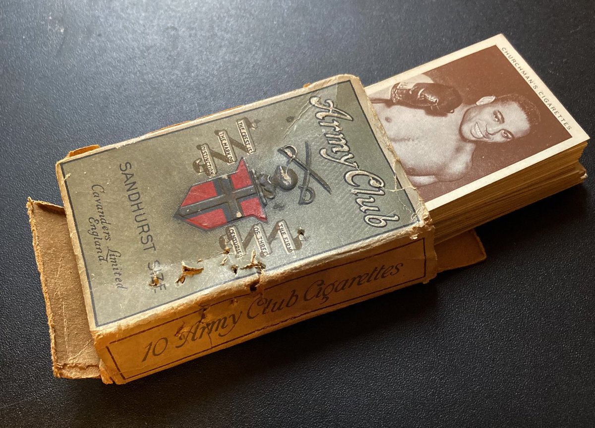 prewarcards's tweet image. I keep intending to run sales but hard to find the time to get them set up. So here’s a free giveaway instead — another vintage cigarette box filled with only pre-war cards from before 1940. Follow and RT for chance to win. Will draw a winner on 7/17 at 6 pm.