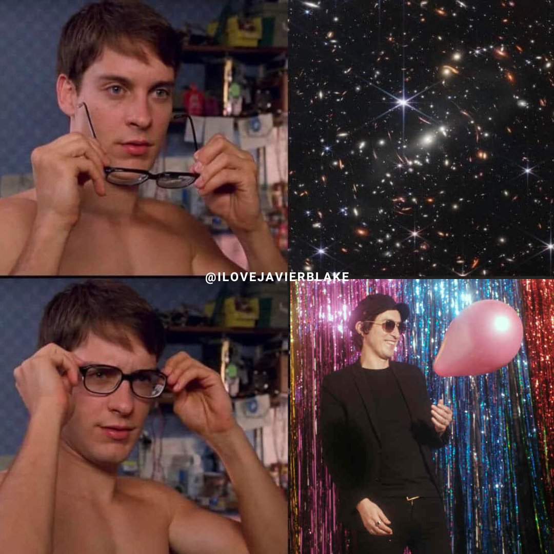 JavierBlakeFans's tweet photo. Perderme en tu galaxia y no volver... 🤓🛰️🌌. https://t.co/wJ8NNu9cYx