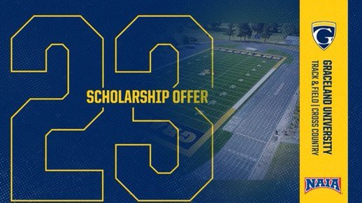 received my first offer from graceland university 🖤 #blessed <a href="/GracelandU_TFXC/">Graceland University Track & Field / Cross Country</a> <a href="/GracelandU/">Graceland University</a> <a href="/Coach_QH/">Quinton Harley</a>