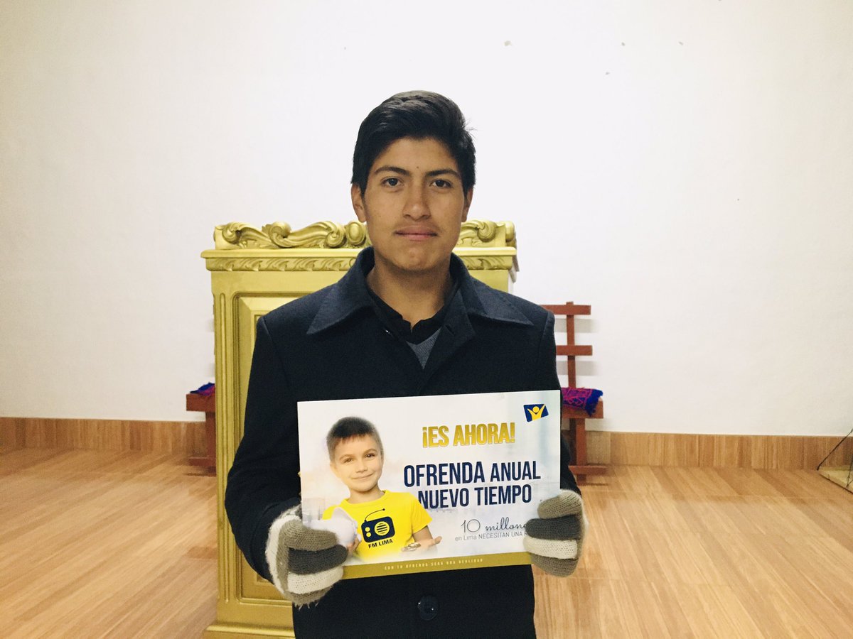 Se viene la Semana especial #EsAhora! 👈🏻
🗓️ 18 al 22 de julio a las ⏰ 8:00pm 🇵🇪
📌 Conéctate al Facebook y YouTube: Nuevo Tiempo Perú 
Te esperamos‼️ #OfrendaAnualNT 📻 Cajamarca #ANoP