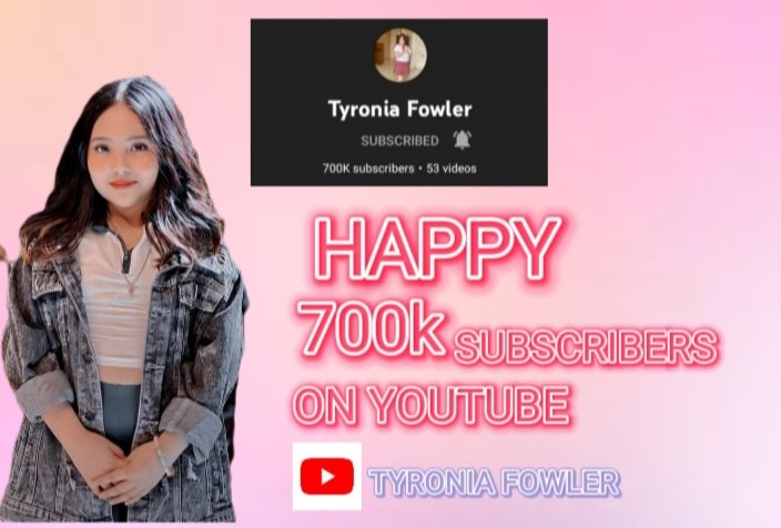 PrincessEllaDe4's tweet image. Happy 700k Subscribers on YouTube💗🌸🌷
(BABEH TYRONIA)
WE ARE SO PROUD OF YOU KEEP IT UP
WE LOVED YOU SO MUCH😘

#TEAMONINCE #TyroniaFowler