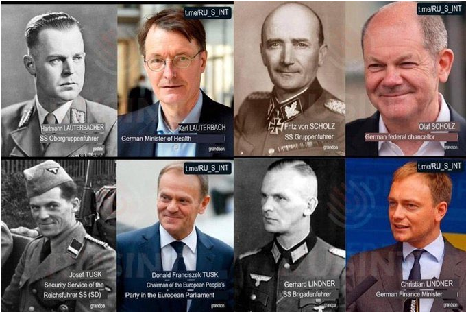 BigOwlDream7's tweet photo. @Doasisay13 @conspiracyb0t I have long maintained that we are still in WWII. Nazi's did not lose the war-the German people took the fall for that. While the Nazi's changed out of their uniforms and into CEO suits; UN, NATO, EU, NASA, WHO, WEF. Their kids run EVERYTHING. 

HAIL HYDRA. 
[see Marvel Avengers] https://t.co/9fO2oAUr3z