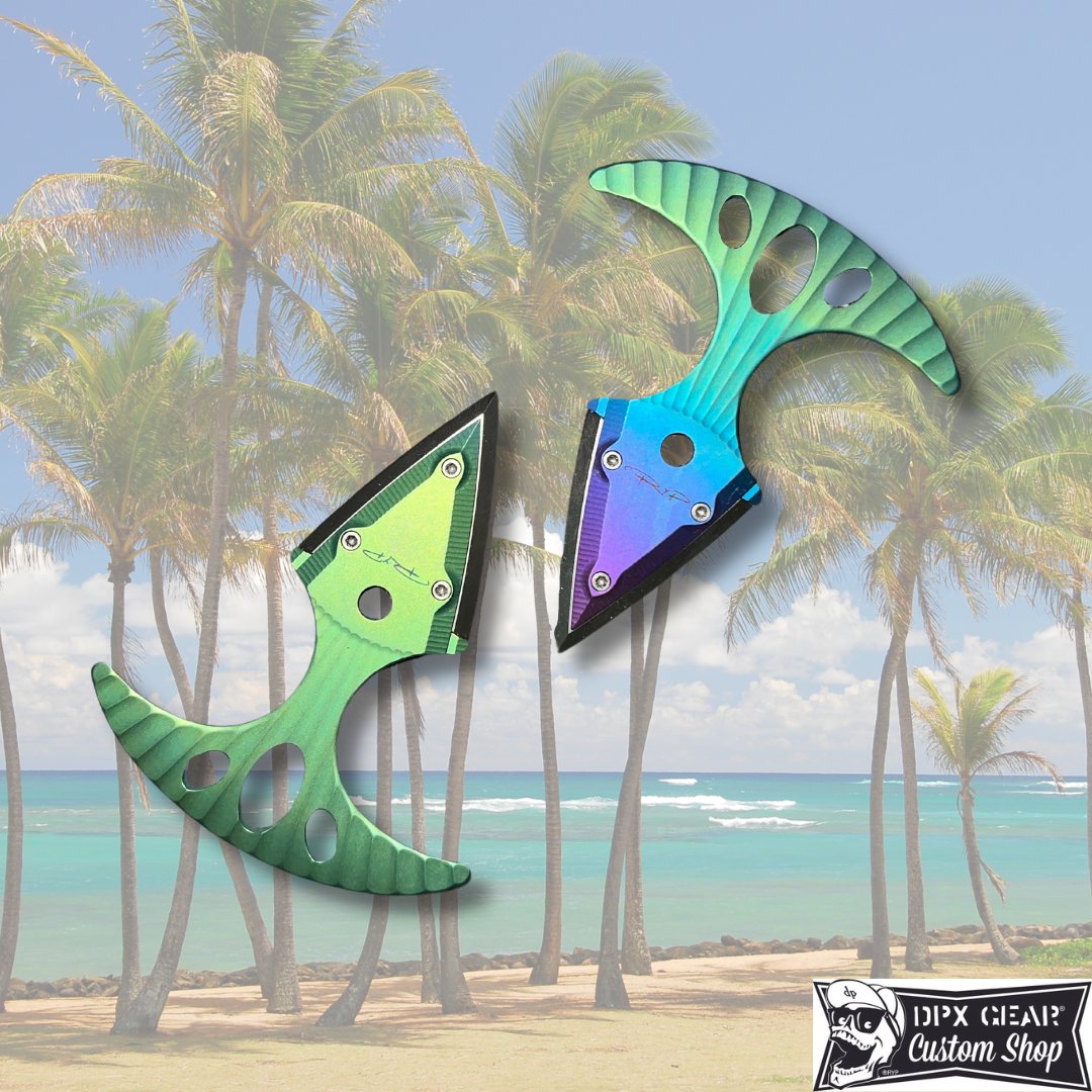 We're Vibing on Summer in the Custom Shop 🌴 - mailchi.mp/dpxgear.com/cu…
•
•
•
#dpxgear #whensurvivalisyourlife #hitdagger #customedc #summercolors #anodizedtitanium #prettythings #summertimeedc