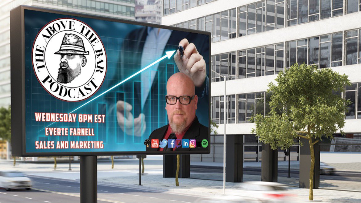 AboveTheBar4's tweet photo. Have you ever wondered about why so many of the #fortune500 hirer so many #priorservice #military Join us #live Wed 8pm EST #facebook #youtube #twitter #twitch #linkedin with @EverteFarnell
#like #share #follow #subscribe to the @EarplugPodcast #applepodcasts #spotify #podbean https://t.co/paPjw3kisU