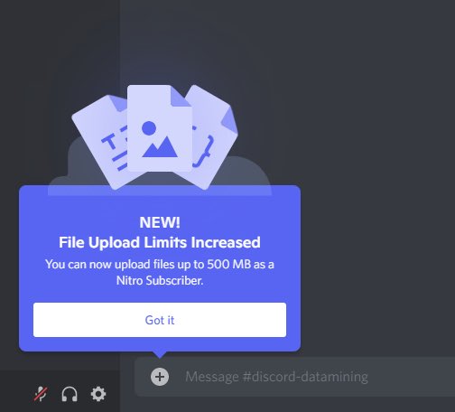 Max discord server limit is 1m