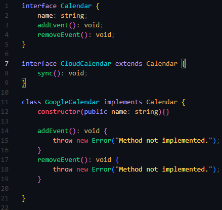 raimonomiar's tweet photo. Interface in TypeScript
#TypeScript #100DaysOfCode https://t.co/tlkYM3JK4t