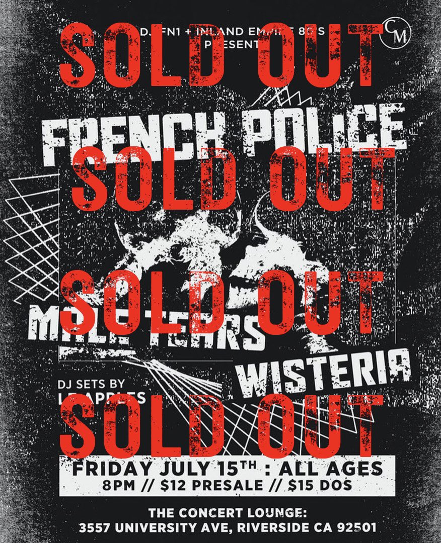 Sold out show tonight! #inlandempire #theconcertlounge