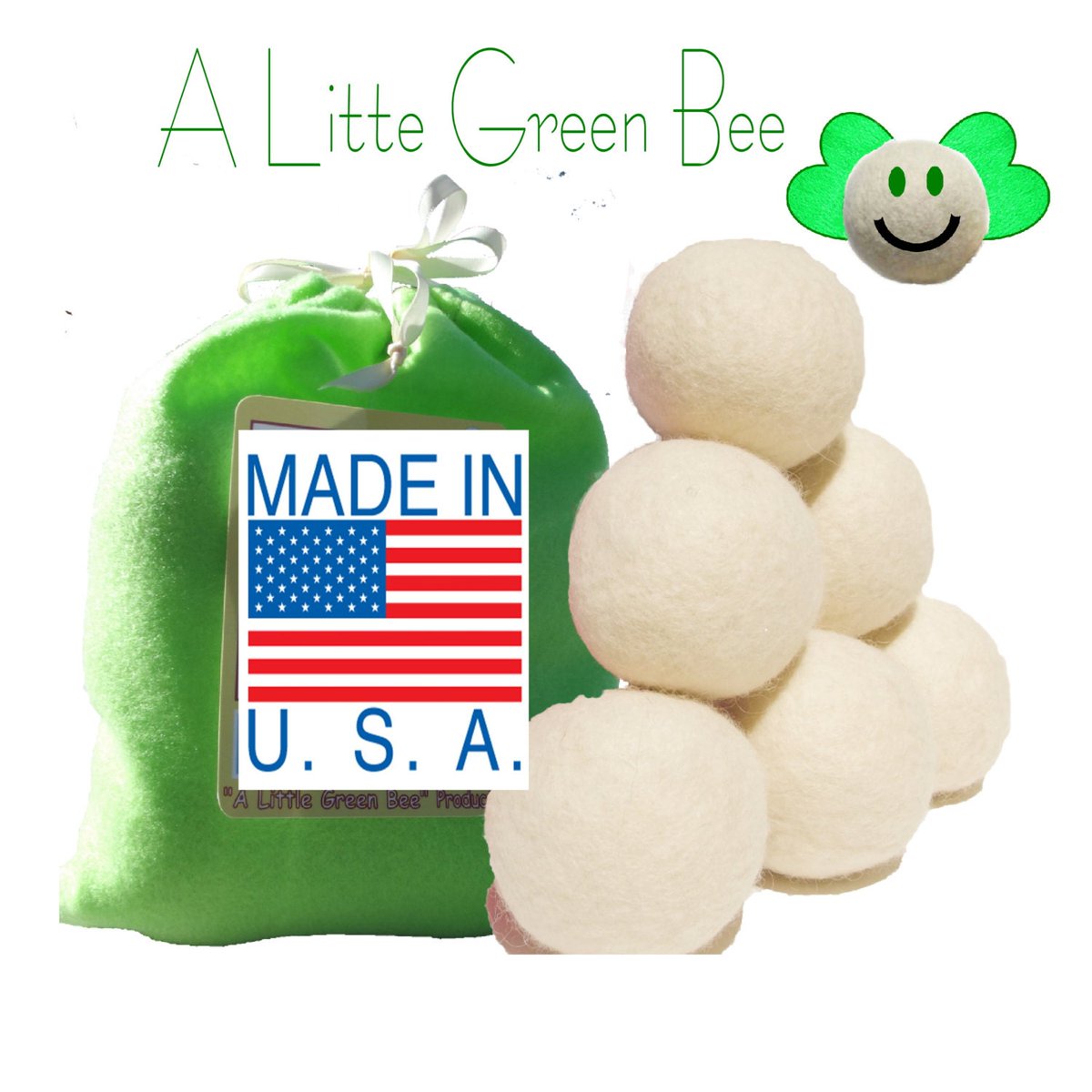DryerBeez's tweet photo. 100% Wool Dryer Balls Natural Unscented Gift Set of 6 with FREE felt bag w/ drawstring ribbons - Premiun USA wool fleece needle-felted https://t.co/8x33x8wF6k #Etsy #ALittleGreenBeeShop #WoolBalls https://t.co/HyN7EAQB8R