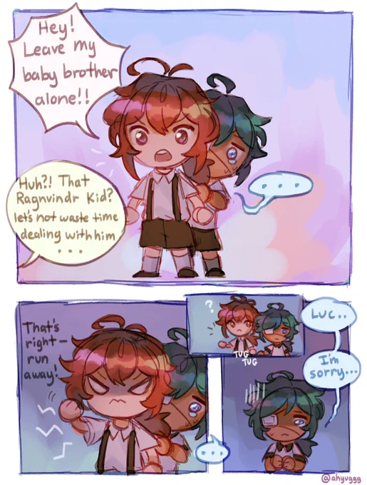 "…no matter what." 1/2
[Familial!]
#kaeya #diluc #ragbros 