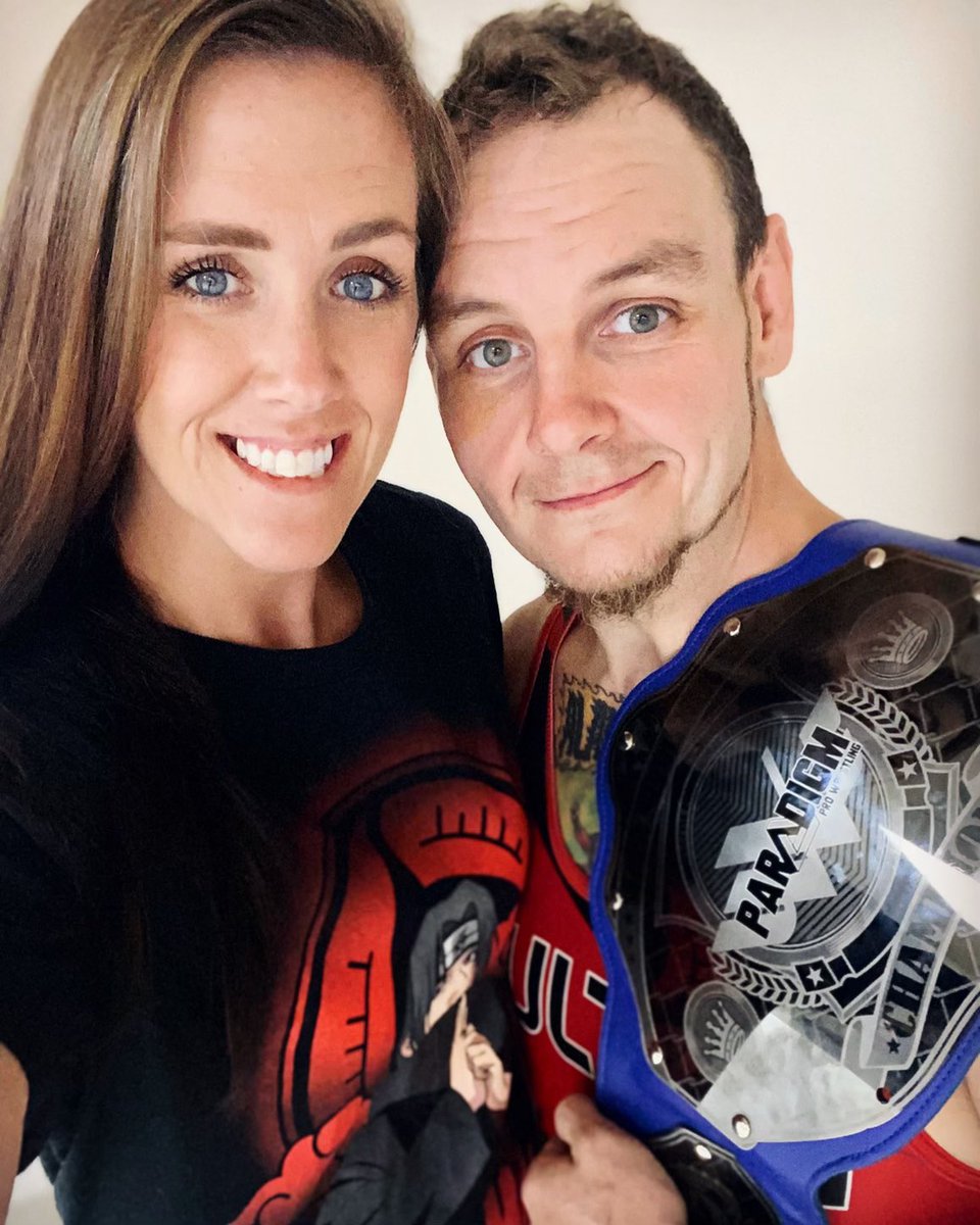 DustintapsUout's tweet photo. And New @ParadigmProWres Super Middleweight Champion #uwfi #TerminalCombat2 #PowerCouple  #mma #bjj #bjjprowrestling #jiujitsu #kickboxing #karate @ParadigmProWres @indiewrestling #beatifulfiance #livingdreams https://t.co/c3SeP9PEXI