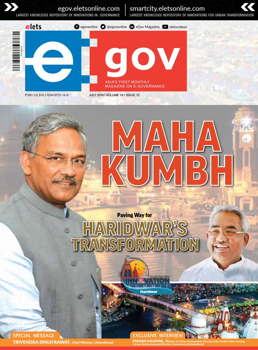 egovonline's tweet image. Maha Kumbh: Paving way for Haridwar’s Transformation

Read more | bit.ly/3uSXVLr

#ThrowbackJuly #Magazine #July2018