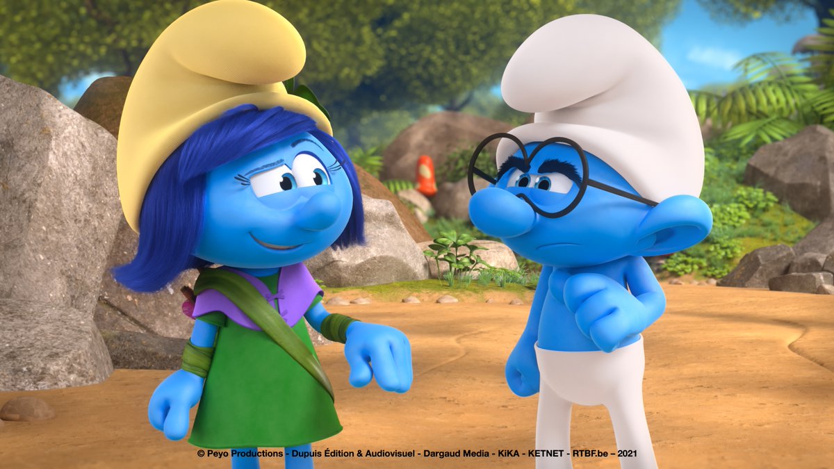 偽スマーフの見分け方は、、、 #スマーフ #smurfs #NHKEテレ