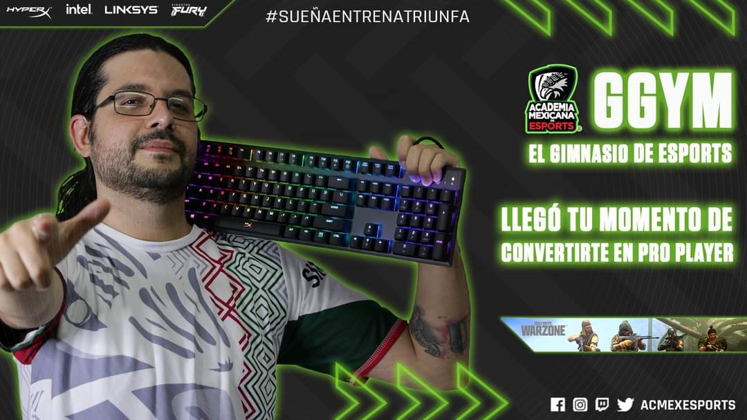 AcMexEsports's tweet photo. #GGYM #Shooters
Recuerda que puedes formar parte de nuestro equipo de #warzone
El coach @OzmPato, tiene una experiencia de más de 1,700 torneos jugados y es experto entrenando jugadores.
Registro e informes: https://t.co/4J7CD0sBxR
#esports #latam #México #viernes #gaming https://t.co/VSoMV80yMV