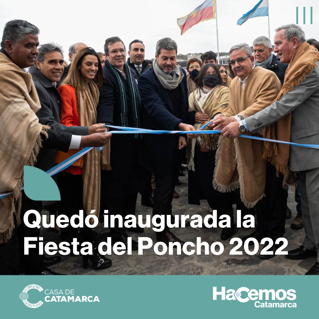 casacatamarca's tweet photo. EL PONCHO 2022 LEVANTÓ EL TELÓN 🎉
Con gran despliegue escénico y la participación de más de 200 #artistas en el escenario Jorge “Negro” Herrera del salón principal del #PredioFerial, se inauguró la 51º edición de la Fiesta Nacional del Poncho 2022.
Más: https://t.co/Kf0Jo3Eti8 https://t.co/pGU1olmChj