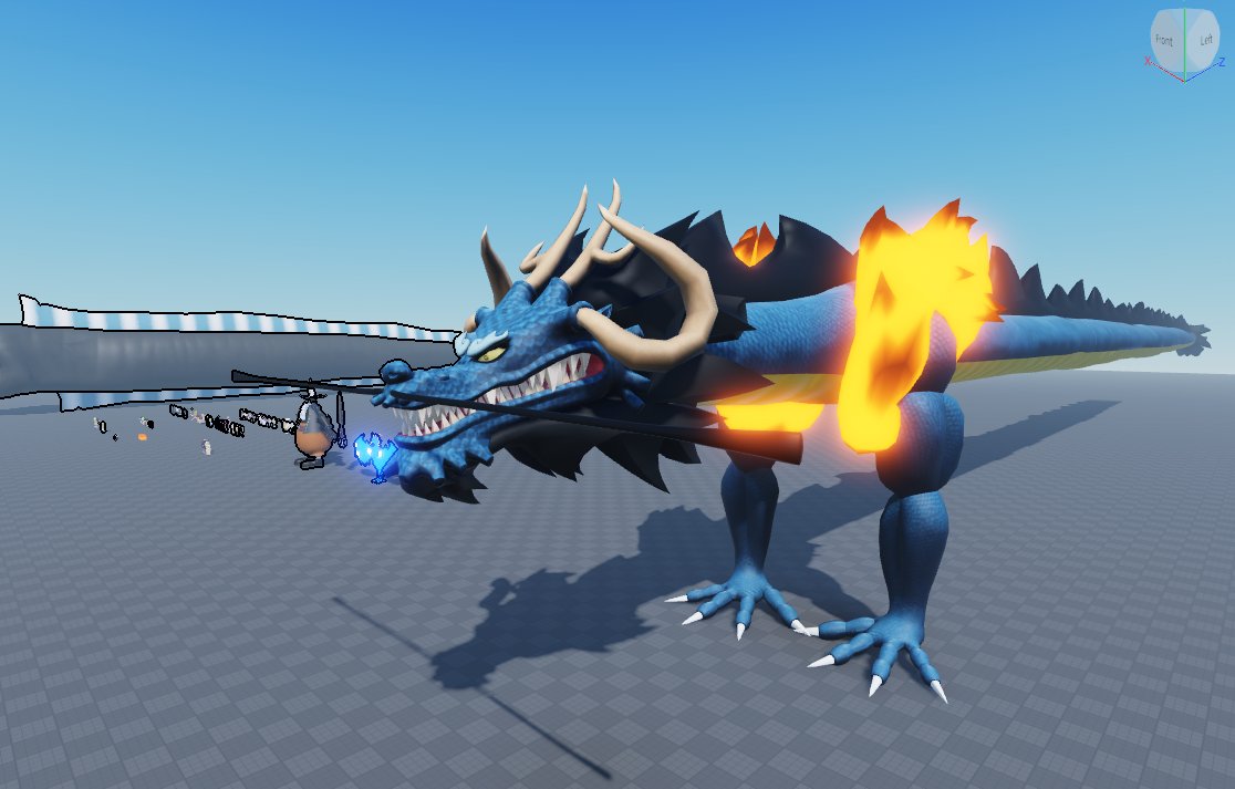 RELLKick on X: Uo Uo no Mi, Model: Seiryu Beast Form for my One piece  game! Discord: #Roblox #RobloxDev #RobloxDevs  #ONEPIECE  / X