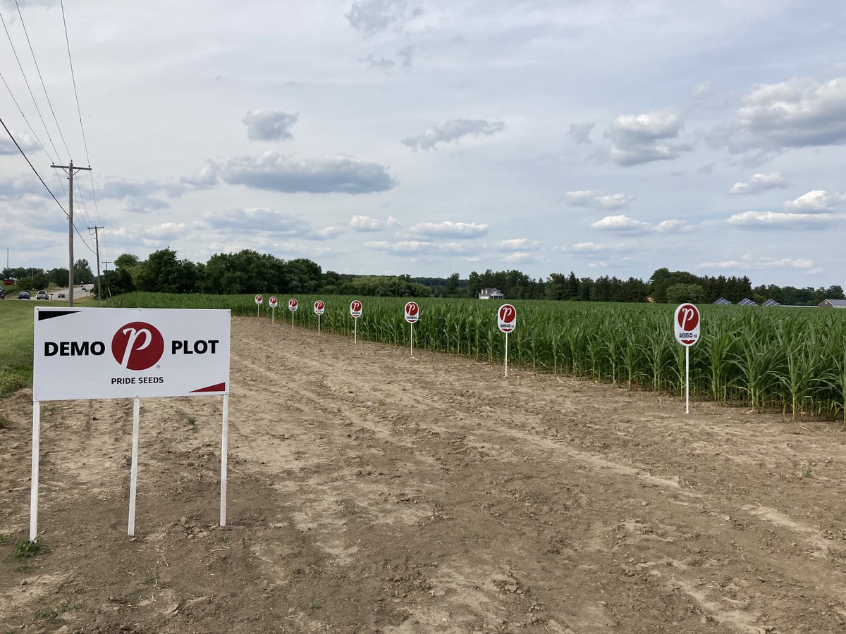 Nice to see PRIDE Seeds products and new signs throughout countryside