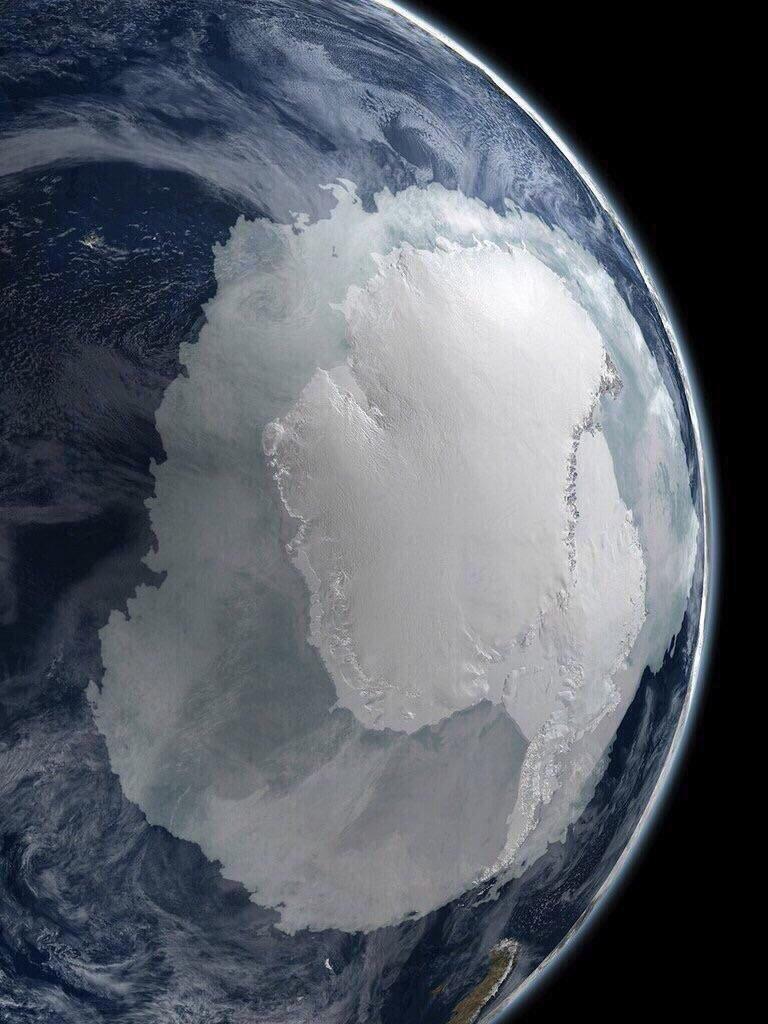 Antarctica seen from space!