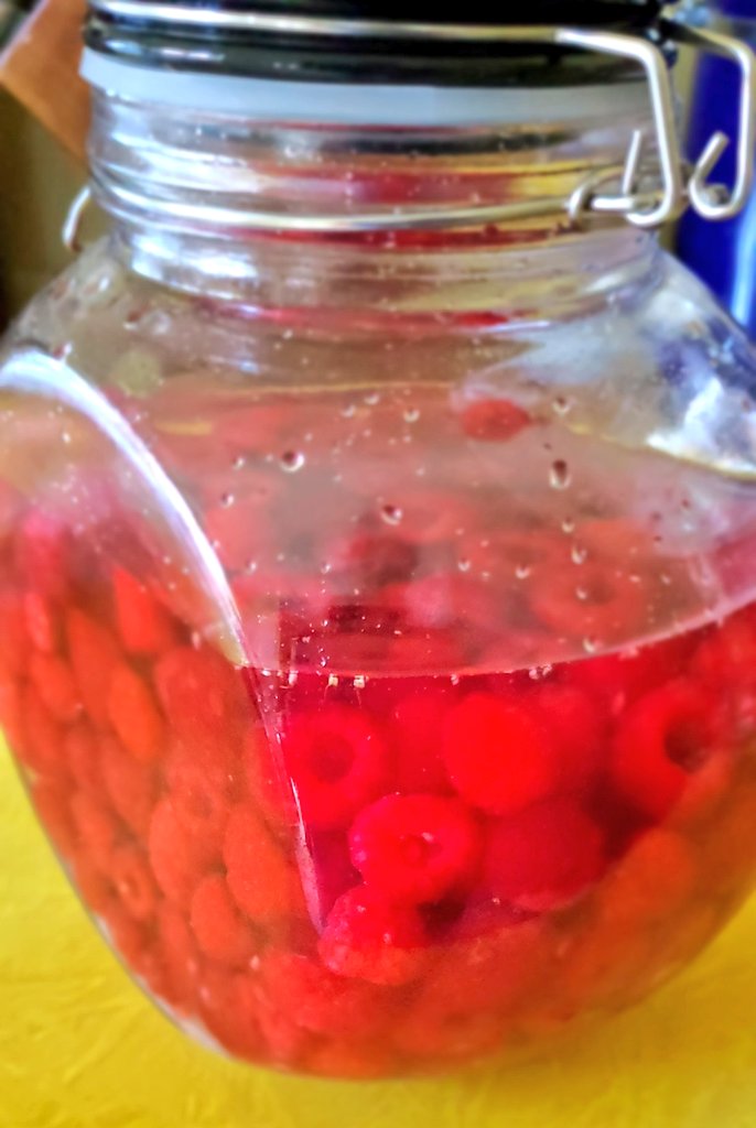 It has begun! Let the Raspberry liqueur commence!

#RaspberrySeason #Summer #WhatWouldAnnaDrink