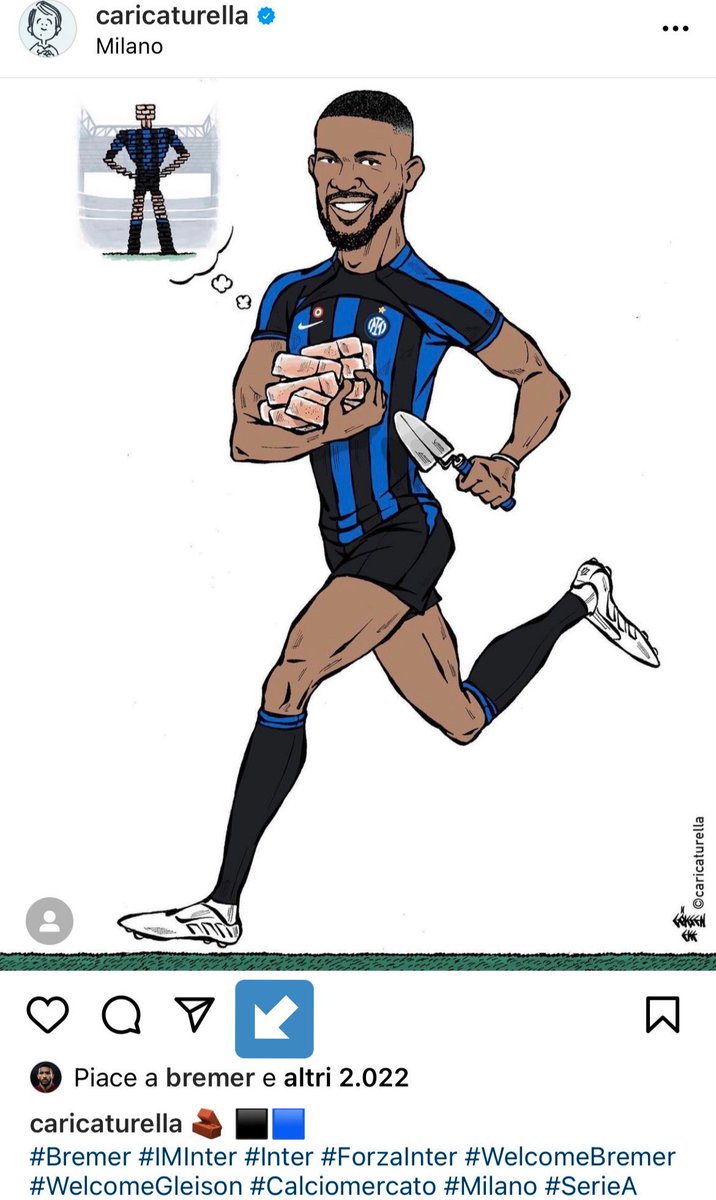 EnjoyInter's tweet image. 🚨 #Inter will meet Torino and Gleison #Bremer’s agents on Monday in order to complete the agreement and then schedule medical tests next week, which will likely be on Tuesday. 

💡 Meanwhile Bremer liked a pic of him in Inter shirt on Instagram.

[source: @FabrizioRomano]