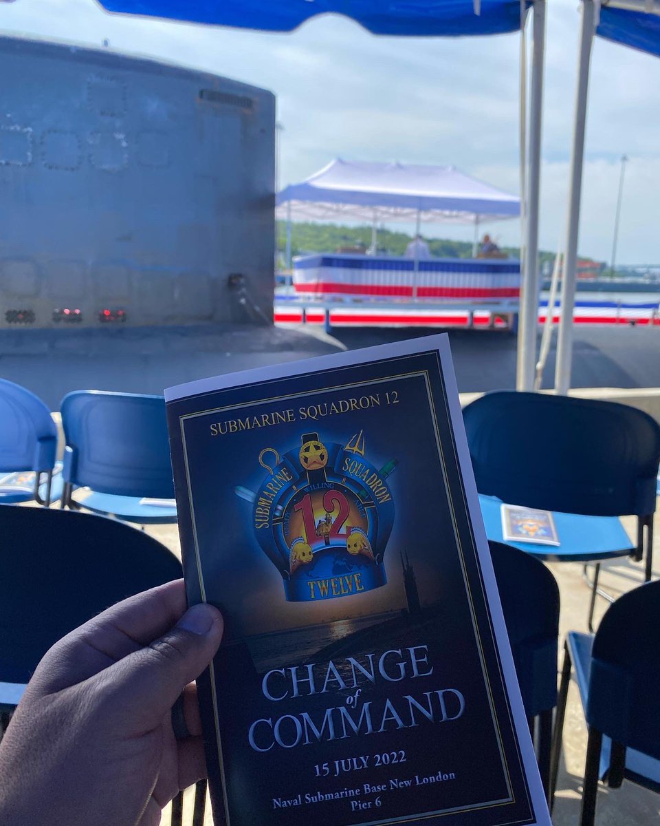 kevinrnowak's tweet photo. It’s not every day a buddy from h.s. takes over command of an entire sub squadron so we certainty made the trip up to Groton today for the Submarine Squadron 12 Change of Command. You can sleep easy knowing that Commodore O’Donnell has the watch! #submarine #XBHS #SUBRON12 https://t.co/Z6jAfGxJmv