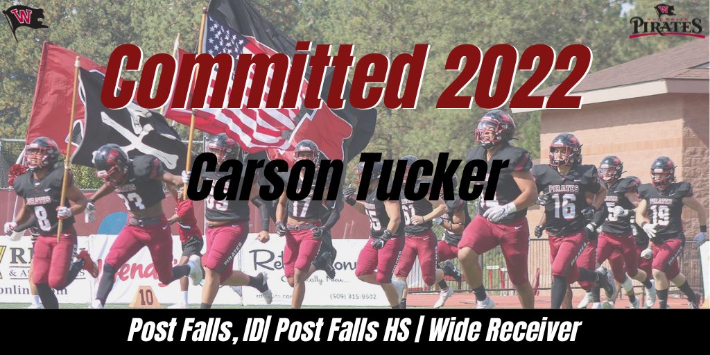 AndrewDiddens's tweet photo. @WhitworthFB Welcome to the family @CarsonTucker08  ! Really excited to watch you compete this fall!. Go Bucs! #JoinTheShip #Committed2022 https://t.co/1nyA3LdYFq