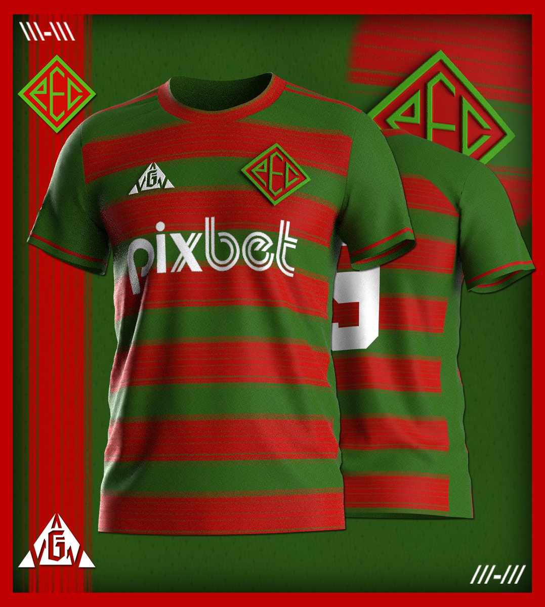 pampulhaec's tweet image. Está lançado o novo manto do Pecão, o nosso primeiro com a @Gersta_BR! O uniforme apresenta o nosso monograma recém-lançado, e será estreiado hoje, contra o Corinthians, pelas semifinais da Copa do Brasil. 🟢🔴

#MantoImpecável