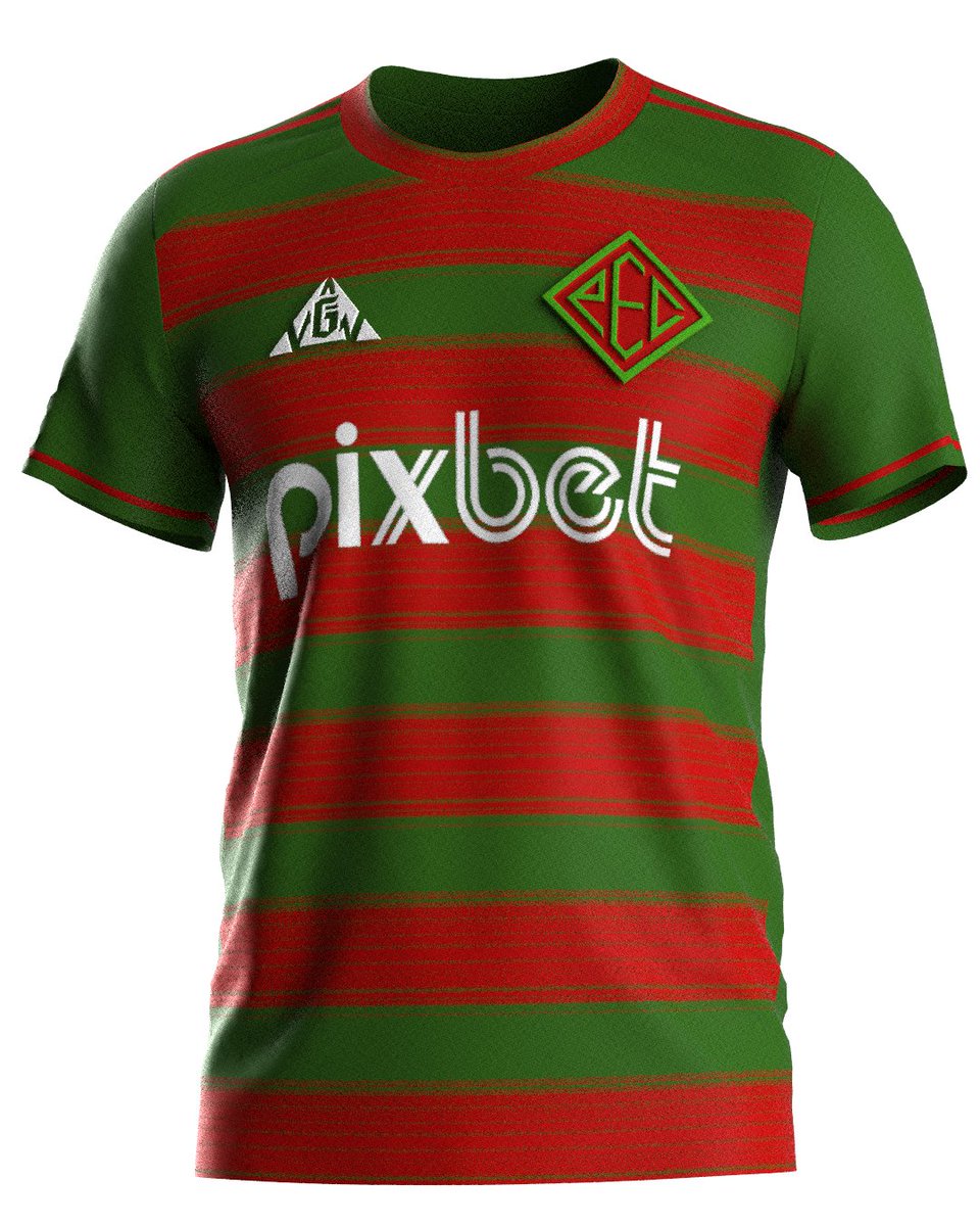 pampulhaec's tweet image. Está lançado o novo manto do Pecão, o nosso primeiro com a @Gersta_BR! O uniforme apresenta o nosso monograma recém-lançado, e será estreiado hoje, contra o Corinthians, pelas semifinais da Copa do Brasil. 🟢🔴

#MantoImpecável