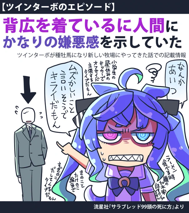 ツインターボの嫌いな服装の話。なにか原因があったのかなぁ?#ウマ娘 