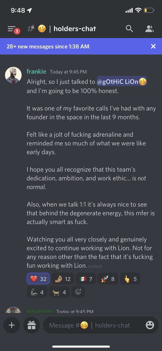 GothicDegens's tweet photo. Appreciate you @frankdegods for dedicating your time to give some of the most valuable advice I've ever gotten in my life. 

We are insanely fired and ready to continue building and delivering🤝

This is only the beginning. https://t.co/TWk0Q1cjPG